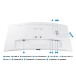 Monitor Samsung Profesional Curvo LS34C650 / 34" / 3440 x 1440 UWQHD / 100Hz / Panel VA / 5MS / Con Altavoces / AMD Freesync / HDR10 / HDMI, Display Port / Blanco - Image 8