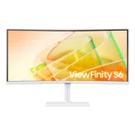 Monitor Samsung Profesional Curvo LS34C650 / 34" / 3440 x 1440 UWQHD / 100Hz / Panel VA / 5MS / Con Altavoces / AMD Freesync / HDR10 / HDMI, Display Port / Blanco