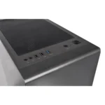 Gabinete THERMALTAKE S100 TG / Micro-ATX / Cristal Templado / 1 Ventilador 120 mm / X2 USB 3.0, USB 2.0, 3.5 mm / Negro - Image 4