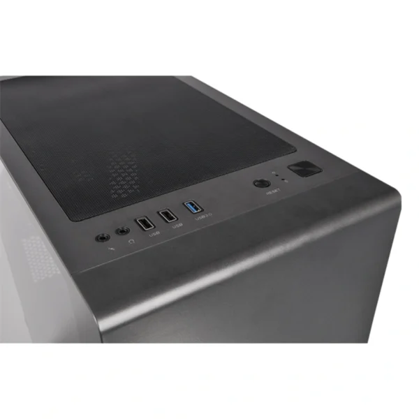 Gabinete THERMALTAKE S100 TG / Micro-ATX / Cristal Templado / 1 Ventilador 120 mm / X2 USB 3.0, USB 2.0, 3.5 mm / Negro - Image 4