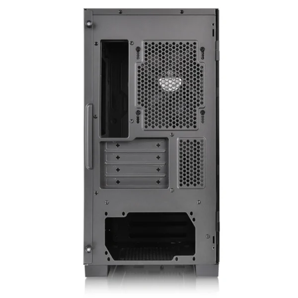 Gabinete THERMALTAKE S100 TG / Micro-ATX / Cristal Templado / 1 Ventilador 120 mm / X2 USB 3.0, USB 2.0, 3.5 mm / Negro - Image 6
