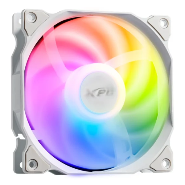 Ventilador XPG VENTO ARGB PWM / X1 Ventilador 120mm / 300-1 850 Rpm / 50 CFM / 24 dBA / 4 Pines / 1.92 W / Blanco - Image 1