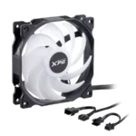 Ventilador XPG VENTO ARGB PWM / X1 Ventilador 120mm / 300-1 850 Rpm / 50 CFM / 24 dBA / 4 Pines / 1.92 W / Negro - Image 3