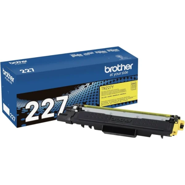 Tóner BROTHER TN227Y / Alto Rendimiento Hasta 2300 Páginas / Amarillo - Image 1