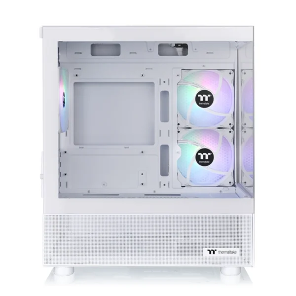 Gabinete Thermaltake View 170 TG ARGB Snow Micro ATX Blanco Con 3 Ventiladores ARGB, Vidrio Templado, Soporte para Refrigeración Líquida y Gestión de Cableado - Image 2