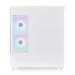 Gabinete Thermaltake View 170 TG ARGB Snow Micro ATX Blanco Con 3 Ventiladores ARGB, Vidrio Templado, Soporte para Refrigeración Líquida y Gestión de Cableado - Image 5