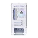 Gabinete Thermaltake View 170 TG ARGB Snow Micro ATX Blanco Con 3 Ventiladores ARGB, Vidrio Templado, Soporte para Refrigeración Líquida y Gestión de Cableado - Image 6
