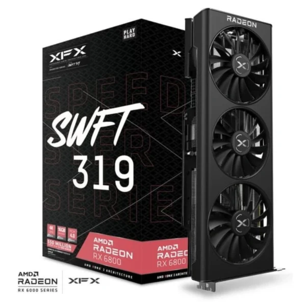 Tarjeta de Video XFX AMD Radeon RX 6800 CORE Speedster SWFT 319, 16GB GDDR6, 256-bit, PCI Express 4.0, Reloj Boost Hasta: 2105 MHz* - Image 1