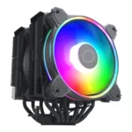 Disipador CPU Cooler Master Hyper 622 Halo ARGB, Para AMD e Intel, Doble Ventilador 120mm, Hasta 2050RPM, 4 pines, Negro