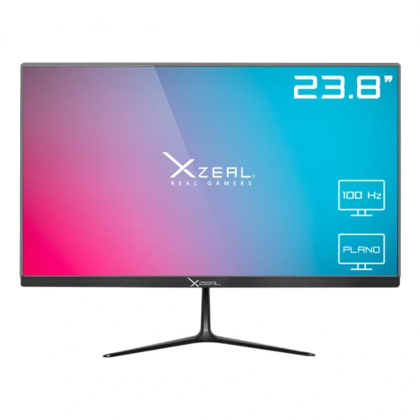 Monitor Gamer Xzeal XSPMG08B LED 23.8", VGA, HDMI, VA, 5ms, 100Hz, Full HD, 1920 x 1080PX, Negro - Image 1