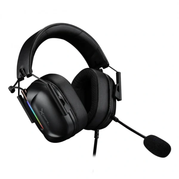 Diadema XZEAL XZ-7010 RGB / Alámbrico / 3.5mm / Micrófono Desmontable / Cancelación De Ruido / Para PC, Mac, PlayStation, Xbox, Android / Negro - Image 3