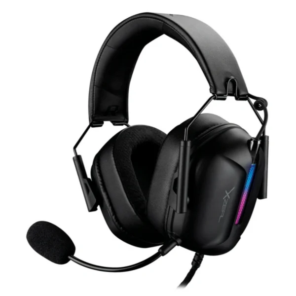 Diadema XZEAL XZ-7010 RGB / Alámbrico / 3.5mm / Micrófono Desmontable / Cancelación De Ruido / Para PC, Mac, PlayStation, Xbox, Android / Negro - Image 1