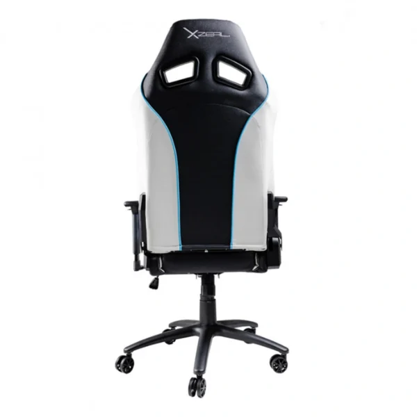 Silla Gamer XZEAL XZ40IS - Hasta 150Kg, Pistón Clase 4, Material Textil, Negro Con Blanco - Image 2