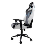 Silla Gamer XZEAL XZ40IS - Hasta 150Kg, Pistón Clase 4, Material Textil, Negro Con Blanco - Image 3