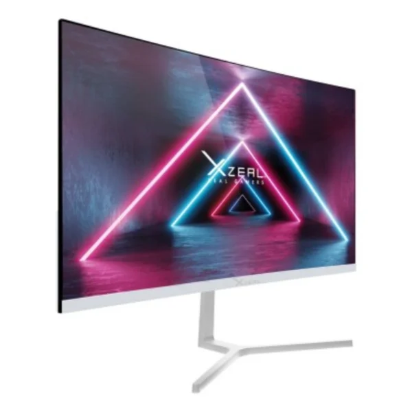 Monitor Gamer Curvo Xzeal Xst-570 23.8", VGA, HDMI, VA, 5ms, 100Hz, Full HD, 1920 x 1080 PX, Blanco - Image 2