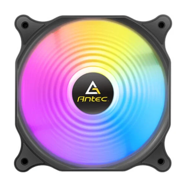Ventilador Antec F12 Racing ARGB, 120mm, 1500 RPM, Led Multi, 52.75 CFM, Negro - Image 3
