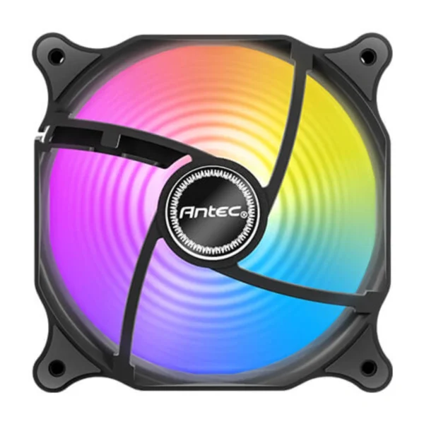 Ventilador Antec F12 Racing ARGB, 120mm, 1500 RPM, Led Multi, 52.75 CFM, Negro - Image 4