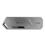 Carcasa XZEAL XZENNV1G - Para SSD M.2, Nvme, Portátil, USB Tipo-C, Enclosure, Gris