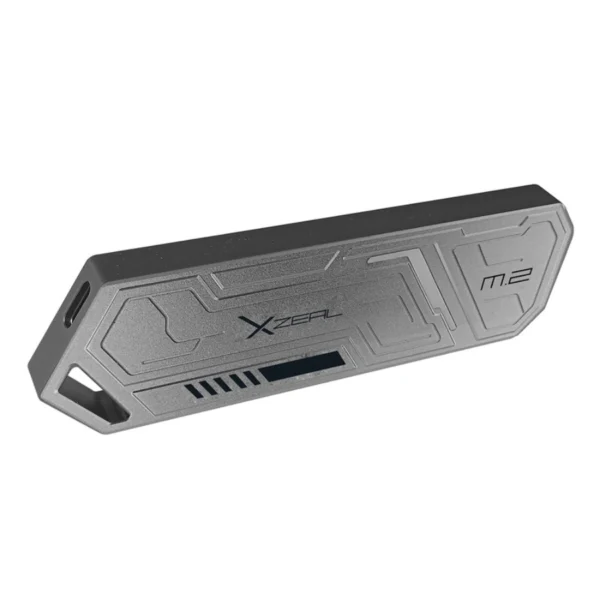 Carcasa XZEAL XZENNV1G - Para SSD M.2, Nvme, Portátil, USB Tipo-C, Enclosure, Gris - Image 3