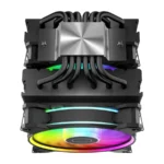 Disipador CPU Cooler Master Hyper 622 Halo ARGB, Para AMD e Intel, Doble Ventilador 120mm, Hasta 2050RPM, 4 pines, Negro - Image 4