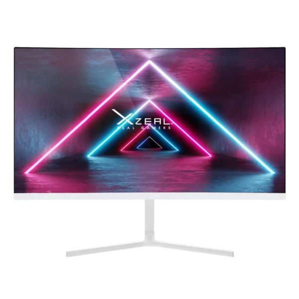Monitor Gamer Curvo Xzeal Xst-570 23.8", VGA, HDMI, VA, 5ms, 100Hz, Full HD, 1920 x 1080 PX, Blanco - Image 1