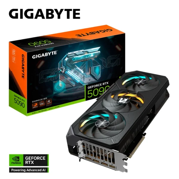 Tarjeta De Video Gigabyte GeForce RTX 5090 Gaming Oc 32g, 32Gb GDDR7, 512 Bit, 2550 MHz, Núcleos Cuda 21760, 16 pines *1, PCI-E 5.0 - Image 1