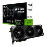 Tarjeta de Video ASUS NVIDIA TUF Gaming GeForce RTX 5070 Ti ARGB - 16GB GDDR7, 256-bit, 1484 TOPs, PCI Express 5.0, DisplayPort, HDMI, 16 pin