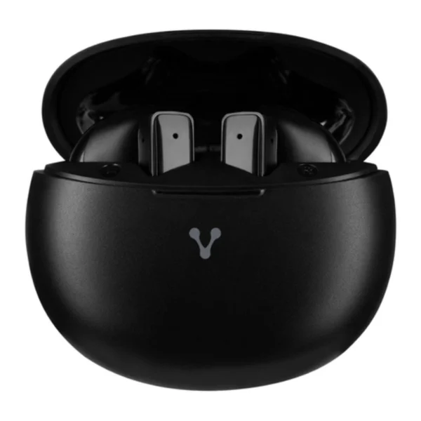 Audífonos Inalámbricos VORAGO ESB-310 - Micrófono Integrado, USB Tipo C, Bluetooth 5.4, Estuche de Carga, 6 Hrs de Reproducción, Negro - Touch - Image 1