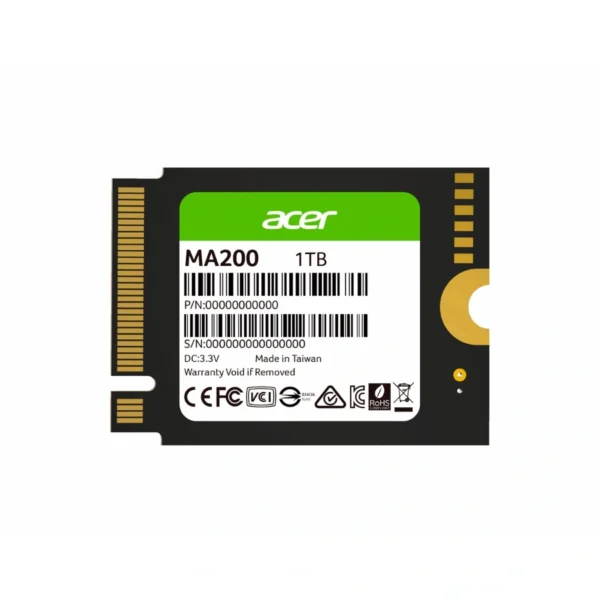 Unidad de Estado Sólido SSD M.2 NVME ACER MA200 1TB - 2230, 5200MB/S, PCI Express 4.0 - Image 1
