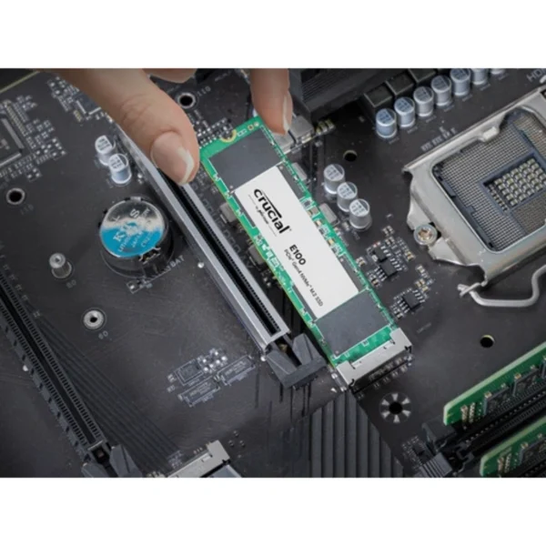 Unidad SSD M.2 NVME Crucial E100 480GB - M.2 2280, 2500 MB/s Escritura, 4700 MB/s Lectura, PCI Express 4.0 - Image 2