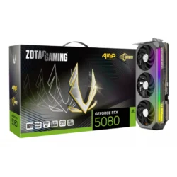 Tarjeta de Video Zotac NVIDIA GeForce RTX 5080 AMP Extreme Infinity - 16GB GDDR7, 256-bit, PCI Express x16 5.0, 2670 MHz,16 pines, DisplayPort, HDMI