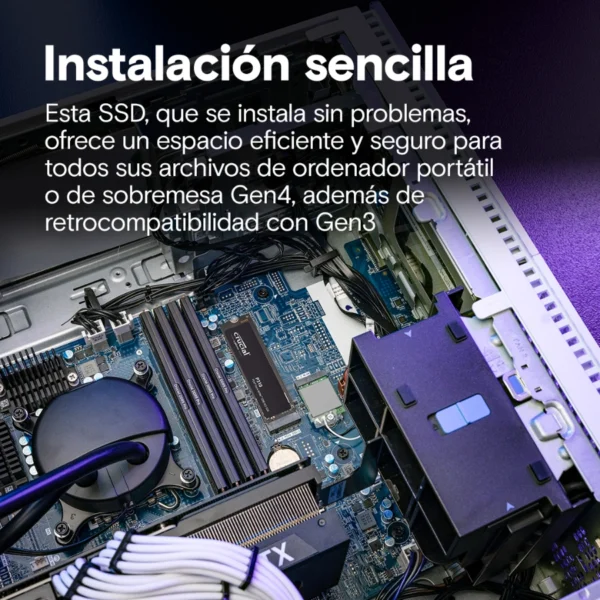 Unidad SSD M.2 NVME Crucial P310 1TB - 2280, 6000 MB/s Escritura, 7100 MB/s Lectura, PCI Express 4.0 - Image 3