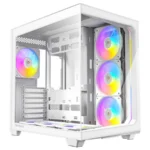 Gabinete ANTEC C5 ARGB - ATX, Ventana Lateral Cristal Templado, 7 Ventiladores, No Incluye Fuente, USB 3.0, USB-C, 3.5mm - Blanco