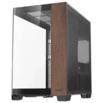 Gabinete ANTEC C8 CURVE WOOD – E-ATX Cristal Templado, Sin Ventiladores, USB 3.0, USB Tipo-C 3.2 - Negro/Madera - Image 3