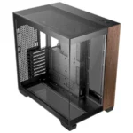 Gabinete ANTEC C8 WOOD – E-ATX, Vidrio Templado, 3 Ventiladores Incluidos, USB 3.0, USB Tipo-C 3.2 - Negro/madera - Image 2