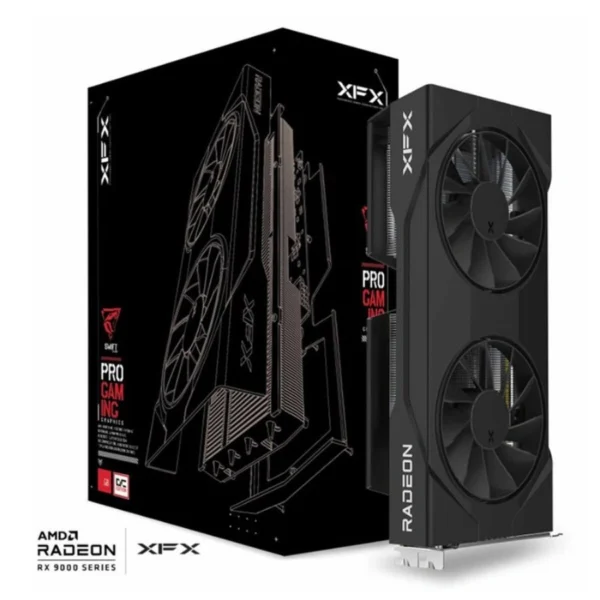 Tarjeta De Video XFX SWIFT RX 9060 XT OC GAMING - 16GB GDDR6, 128 Bits, PCI Express 5.0, X1 8Pin – Boost 3320 MHz - Image 1