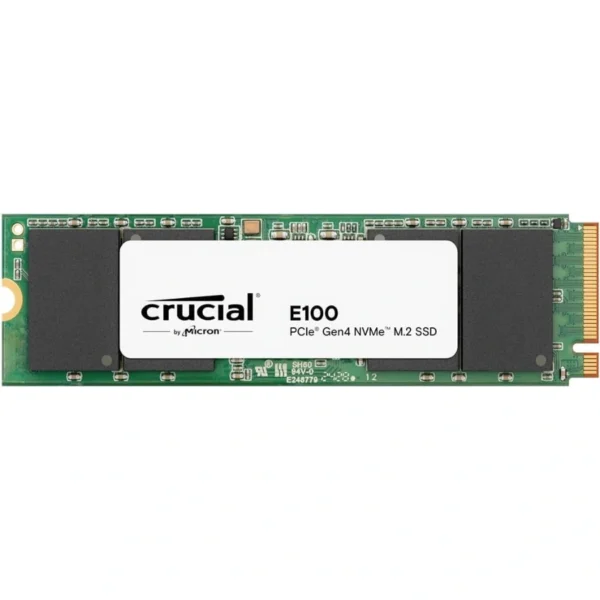 Unidad SSD M.2 NVME Crucial E100 1TB - M.2 2280, 3000 MB/s Escritura, 5000 MB/s Lectura, PCI Express 4.0 - Verde - Image 1