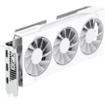 Tarjeta De Video XFX SWIFT RX 9060 XT OC WHITE - 16GB GDDR6, 128 Bits, PCI Express 5.0, X1 8Pin – Boost 3320 MHz - Image 4