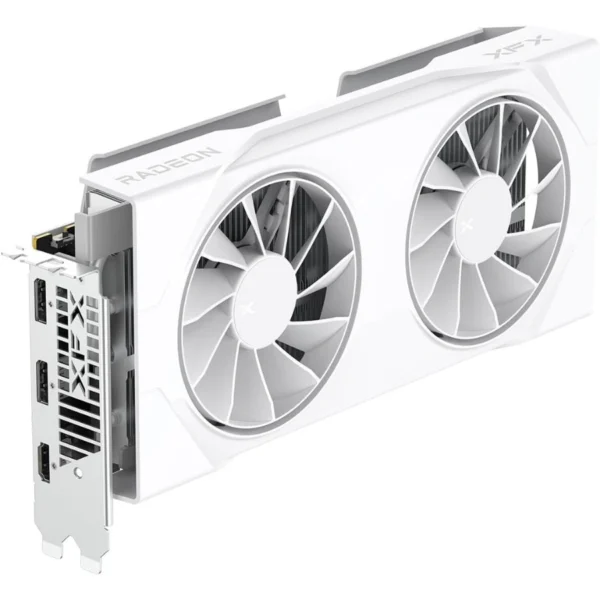 Tarjeta De Video XFX SWIFT RX 9060 XT OC WHITE GAMING - 8GB GDDR6, 128 Bits, PCI Express 5.0, X1 8Pin – Boost 3320 MHz - Image 3