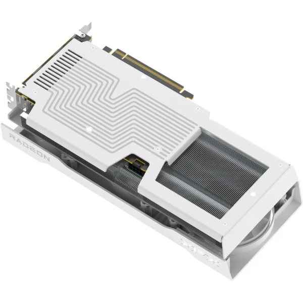 Tarjeta De Video XFX SWIFT RX 9060 XT OC WHITE - 16GB GDDR6, 128 Bits, PCI Express 5.0, X1 8Pin – Boost 3320 MHz - Image 6