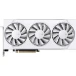 Tarjeta De Video XFX SWIFT RX 9060 XT OC WHITE - 16GB GDDR6, 128 Bits, PCI Express 5.0, X1 8Pin – Boost 3320 MHz - Image 3