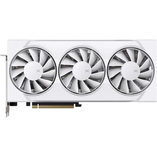 Tarjeta De Video XFX SWIFT RX 9060 XT OC WHITE - 16GB GDDR6, 128 Bits, PCI Express 5.0, X1 8Pin – Boost 3320 MHz - Image 3