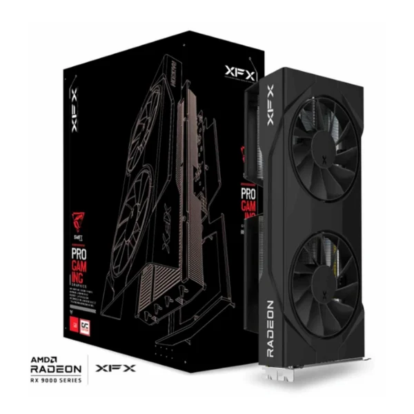 Tarjeta De Video XFX SWIFT RX 9060 XT GAMING OC - 8GB DDR6, 128 Bits, PCI Express 5.0, X1 8Pin - Boost 3320MHz - Image 1