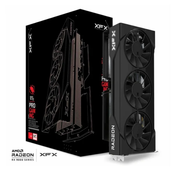 Tarjeta De Video XFX SWIFT RX 9060 XT OC GAMING - 16GB GDDR6, 128 Bits, PCI Express 5.0, X1 8Pin – Boost 3320 MHz - Image 1