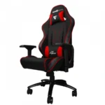 Silla Gamer Game Factor CGC600 V2 - Hasta 150Kg, Descansa Brazos 4D, Tela, Pistón De Gas Clase 4, Reclinable, Ergonómica, Negro/Rojo - Image 2