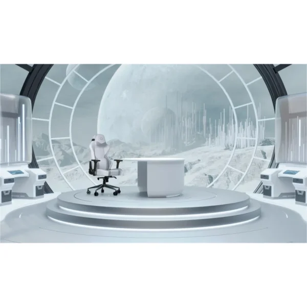 Silla Gamer Cooler Master Caliber X2C - Hasta 150Kg, Apoyabrazos 4D, Pistón Clase 4, Altura Ajustable, Cojín Lumbar, Reclinable, Gris/Blanco - Image 3