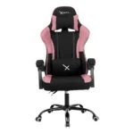 Silla Gamer Deportiva XZEAL XZ20 - Hasta 100Kg, Textil Ergonómico, Reclinable, Pistón C3, Acero, Soporte Lumbar, 165°, Rosa/Negro - Image 2