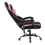Silla Gamer Deportiva XZEAL XZ20 - Hasta 100Kg, Textil Ergonómico, Reclinable, Pistón C3, Acero, Soporte Lumbar, 165°, Rosa/Negro - Image 4