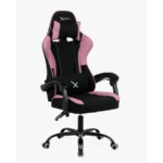 Silla Gamer Deportiva XZEAL XZ20 - Hasta 100Kg, Textil Ergonómico, Reclinable, Pistón C3, Acero, Soporte Lumbar, 165°, Rosa/Negro