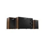 Bocinas GENIUS SW-2.1 350 - 15W RMS, Subwoofer, Alambrico, 2.1 Canales, Controlador De Volumen, 3.5mm - Cafe Madera - Image 2